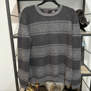 NWT: Black Brown 1826 Men's Cashmere Sweater Sz. L